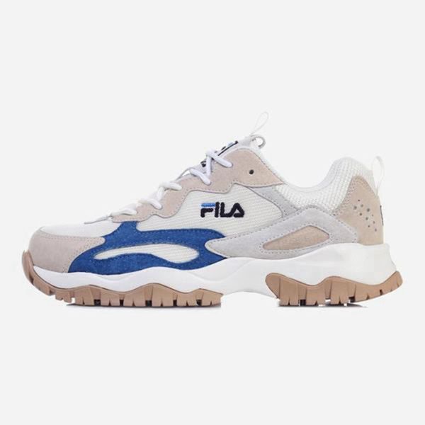 Fila Ray Tracer Tr Men's Lifestyle Shoes - White/Blue,NZ 926-23815